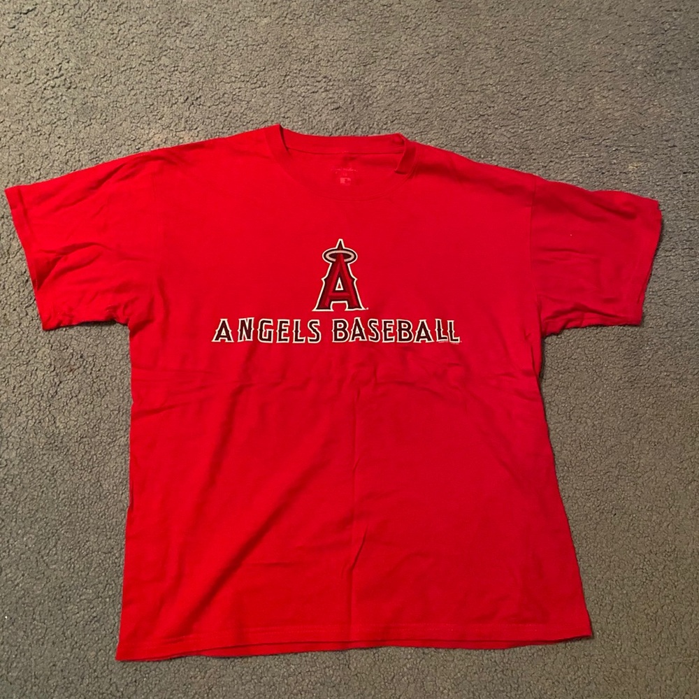 Wright & Diston Los Angeles Angels L Red TShirt